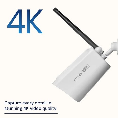 SWANN MR4KSD3 MaxRanger4K brezžični varnostni sistem, 4K UHD, 3x kamera, 1x snemalna enota, WIFI HaLow, TrueDetect+, APP, Sony STARVIS, Night2Day snemanje, mikrofon, zvočnik, IP66, +microSD