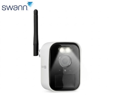 SWANN MRMINICAM MaxRanger4K Mini brezžična IP varnostna kamera, 4K UHD, WIFI HaLow, TrueDetect+, 6000mAh polnilna baterija, APP, Night2Day snemanje, mikrofon, zvočnik, IP66
