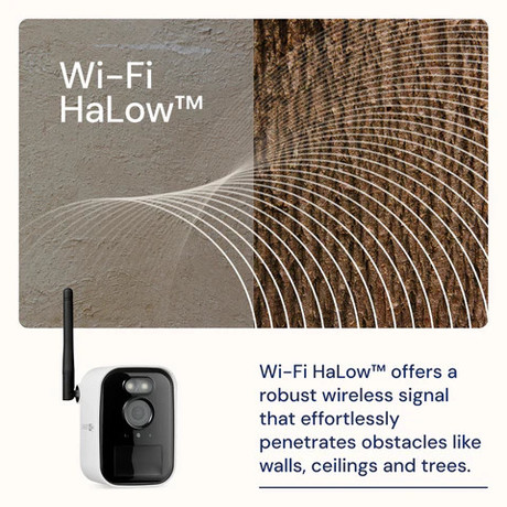 SWANN MRMINICAM MaxRanger4K Mini brezžična IP varnostna kamera, 4K UHD, WIFI HaLow, TrueDetect+, 6000mAh polnilna baterija, APP, Night2Day snemanje, mikrofon, zvočnik, IP66