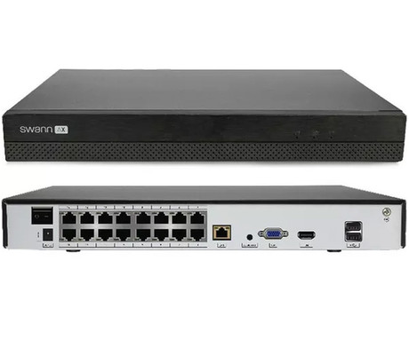 SWANN AdvancedX Series / NVR-16ADVANX / 2TB / 8x NHD-ADVANXB 4K Spotlight Bullet IP Cameras