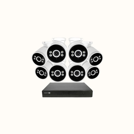 SWANN AdvancedX Series / NVR-16ADVANX / 2TB / 8x NHD-ADVANXB 4K Spotlight Bullet IP Cameras