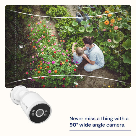 SWANN AdvancedX Series / NVR-16ADVANX / 2TB / 8x NHD-ADVANXB 4K Spotlight Bullet IP Cameras