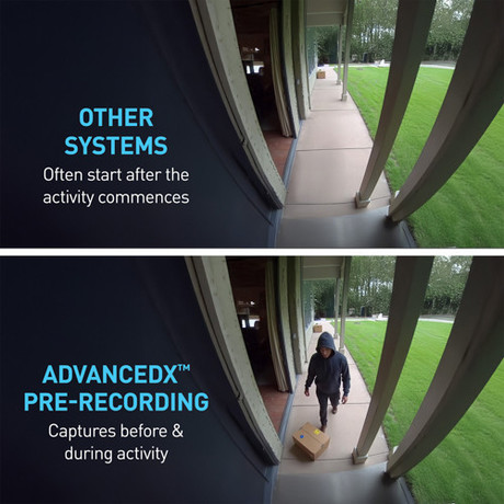 SWANN AdvancedX 5MP Series / 8ch White NVR / 1TB / 4x ADVX5MPB 5MP Spotlight Bullet IP Cameras