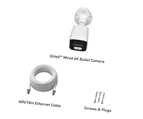 SWANN EliteX 12MP Series / Spotlight Bullet w 2 Way Audio Add On IP Camera