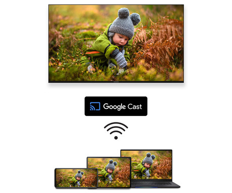 THOMSON 32HG2S14 LED TV sprejemnik, 81cm (32"), HD, Google TV, WiFi, Bluetooth, Dolby Audio, Google Assistant, Chromecast, Frameless oblika, pametni daljinec, bel (Pure White)