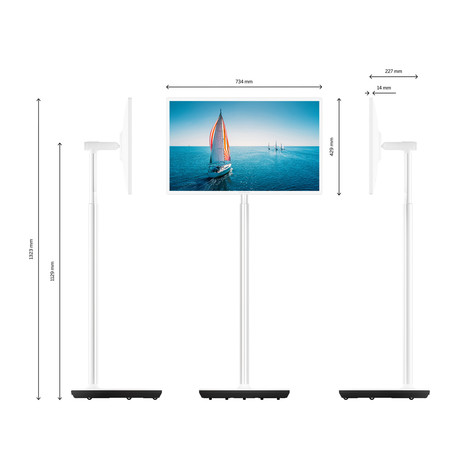 THOMSON 32HA4M44 GO TV sprejemnik, 81cm (32"), HD, Android, 5000mAh baterija, bel (Pure White)