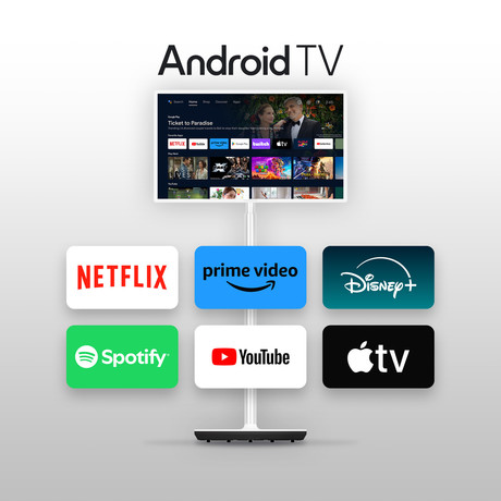 THOMSON 32HA4M44 GO TV sprejemnik, 81cm (32"), HD, Android, 5000mAh baterija, bel (Pure White)