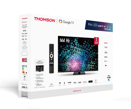 THOMSON 43MG7C15 MiniLED TV sprejemnik, 109cm (43"), 4K UHD, Google TV, 144Hz