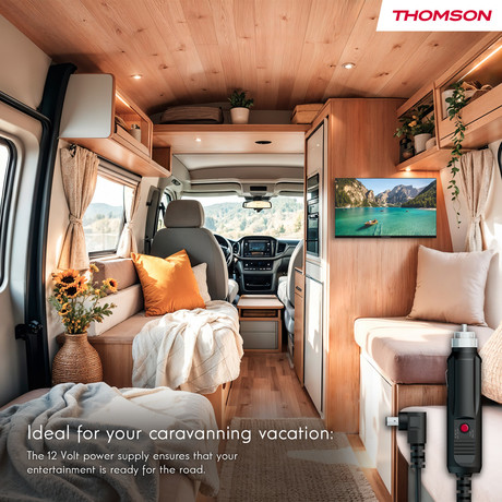 THOMSON 24HQG3S15C QLED TV sprejemnik, 61cm (24"), HD, Google TV, 220V + 12V napajanje