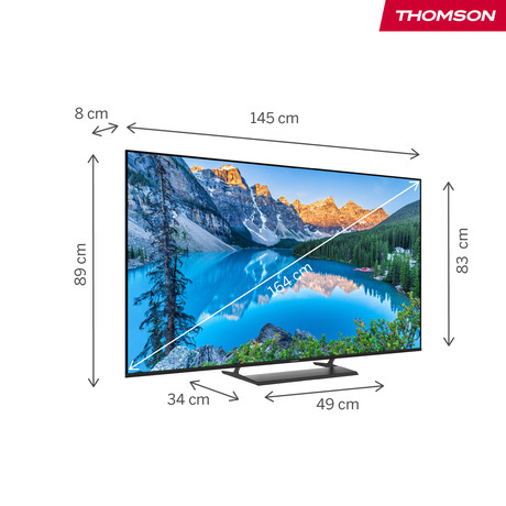 THOMSON 65UG5X15 LED TV sprejemnik, 164cm (65"), 4K UHD, Google TV