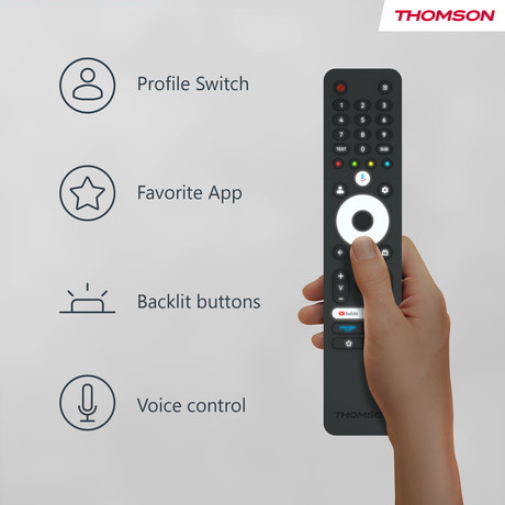 THOMSON 55UG5X15 LED TV sprejemnik, 139cm (55"), 4K UHD, Google TV