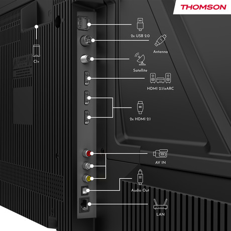 THOMSON 55UG5X15 LED TV sprejemnik, 139cm (55"), 4K UHD, Google TV