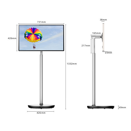 THOMSON 32UE5M45 GO Plus TV sprejemnik, 81cm (32"), 4K UHD, Android, 9000mAh baterija, zlat (Champagne Gold)