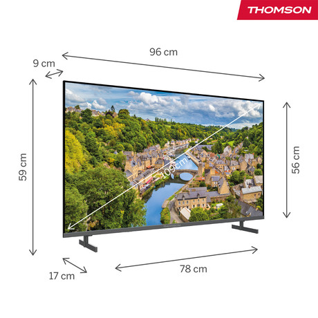 THOMSON 43FQG3S15 QLED TV sprejemnik, 109cm (43"), Full HD, Google TV