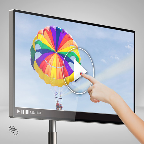 THOMSON 32UE5M45E GO Plus TV sprejemnik, 81cm (32"), 4K UHD, Android TV, 9000mAh baterija, WiFi 6, Bluetooth 5.2, zaslon na dotik, nastavljiv kot / naklon / višina, zlat (Champagne Gold)