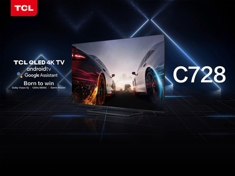 EOL - QLED TV TCL 65C728, 65" (diagonala 165cm), 4K-UHD, Android TV, WiFi, HDR Pro, Dolby Vision IQ, Dolby Atmos, ONKYO