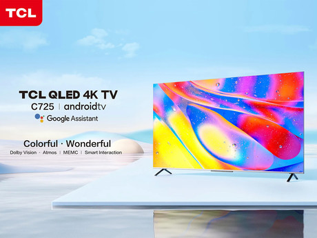 EOL - QLED TV TCL 75C725, 75" (diagonala 191cm), 4K-UHD, Android TV, WiFi, HDR Pro, Dolby Vision, Dolby Atmos