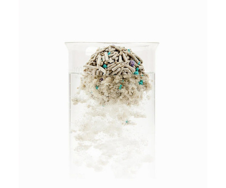 PETKIT MIXED CAT LITTER 5V1 komplet mešane mačje stelje / peska, 4 vreče, naravni materiali, hitro strjevanje, brez prahu, 14 dni nadzora nad vonjem, primerno za splakovanje, varno za kanalizacijo
