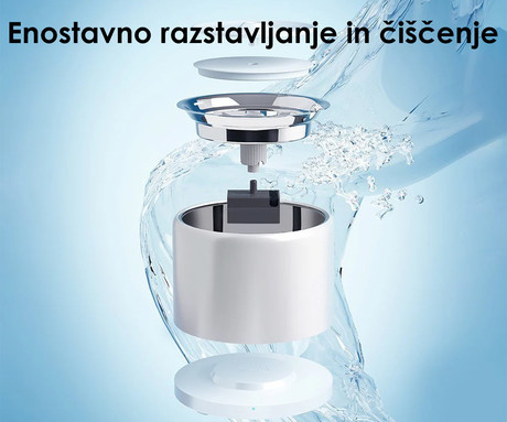 PETKIT EWERSWEET 3 PRO pametna vodna fontana, za pse / mačke, 1.6L prostornina, 3 načini delovanja, Wireless vodna črpalka, Bluetooth, aplikacija, enostavno čiščenje, 19.5x19.5x14.8cm, bela
