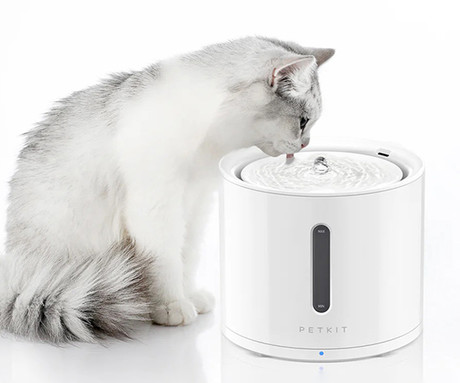 PETKIT EWERSWEET SOLO 2 pametna vodna fontana, za pse / mačke, 2L prostornina, 3 načini delovanja, Wireless 3.0 vodna črpalka, Bluetooth, aplikacija, enostavno čiščenje, 18.5x18.5x16.4cm, bela