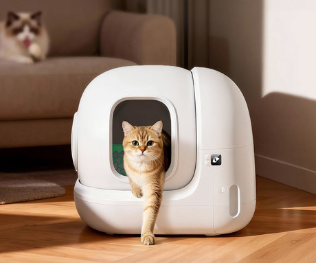 PETKIT PURA MAX 2 pametno mačje stranišče, za vse velikosti, 76L prostornina, XSECURE 360° varnostna zaščita, ShieldBase zasnova, Triple nadzor vonjav, tiho delovanje, WIFI, aplikacija, 62x55x54cm