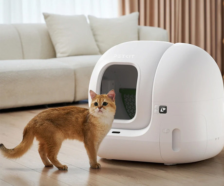 PETKIT PURA MAX 2 pametno mačje stranišče, za vse velikosti, 76L prostornina, XSECURE 360° varnostna zaščita, ShieldBase zasnova, Triple nadzor vonjav, tiho delovanje, WIFI, aplikacija, 62x55x54cm
