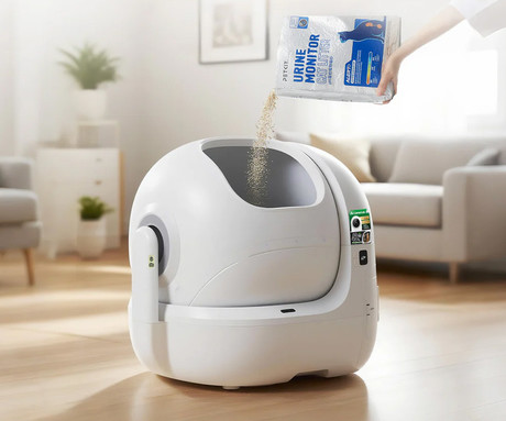 PETKIT PUROBOT MAX PRO 2 pametno mačje stranišče, za vse velikosti, AI kamera + zdravje, 360°  zaščita, ShieldBase zasnova, Triple nadzor vonjav, tiho delovanje, WIFI, aplikacija, 66x60x54cm, sivo