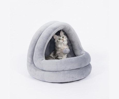 Pet Comfort postelja za mačke, votlina, žogica za igranje, 42x40x38cm