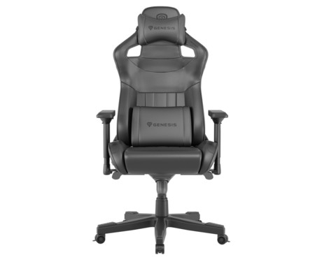 GENESIS NITRO 950 gaming / pisarniški stol, ergonomski, nastavljiva višina / naklon, zibanje, 2x blazina, 4D nasloni za roke, najlonska kolesa, eko usnje, do 150kg, črn