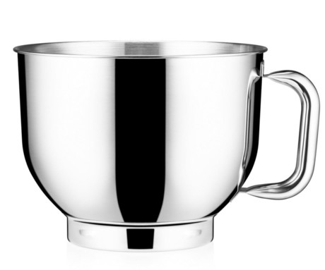 MANTA LOVIO LVSTM03P ChefMaster kuhinjski robot / mešalnik, 1800W moč, 6.5L posoda, 10 hitrosti, zaslon, Pulse funkcija, stepanje / mešanje / gnetenje, nerjaveče jeklo, +dodatki, siv (Titanium Gray)