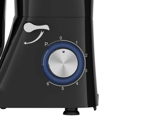 MANTA LOVIO LVSTM02P ChefAssistant Plus kuhinjski robot / mešalnik, 1900W moč, 6.2L posoda, 6 hitrosti, Pulse funkcija, stepanje / mešanje / gnetenje, nerjaveče jeklo, +dodatki, siv (Titanium Gray)