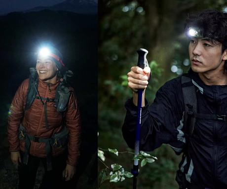 PLATINET PHL2882 naglavna LED svetilka, 3W moč, 270 lumnov, 1200mAh polnilna baterija, 4 načini delovanja, IP20 odpornost, upravljanje z gumbi / kretnjami, +naglavni trak, črno-oranžna