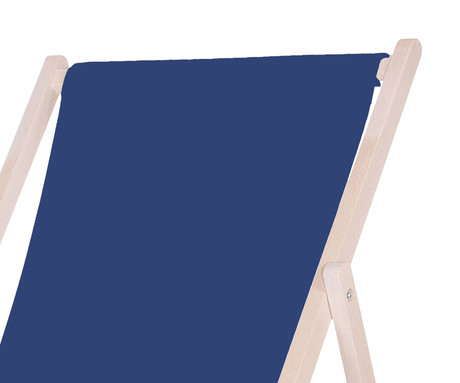 PLATINET PSW leseni ležalnik, MADE in EU, 3 stopnje nastavitve, zložljiva oblika, ultra lahka teža, zaščita pred nenamernim zlaganjem, bukov les, UV & vodoodporna tkanina, moder