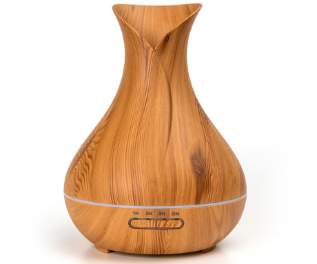 Platinet PADYM010LW vlažilec zraka in razpršilec eteričnih olj, LED osvetlitev v 7. barvah, timer, svetla imitacija lesa