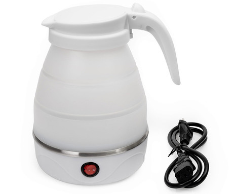 PLATINET PEK197R grelnik vode, zložljiv, 1.2L, 1200W, samodejni izklop, silikon, bel