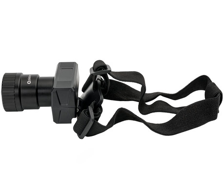 PLATINET PHLP51 naglavna LED svetilka, 10W moč, 1000 lumnov, 3000mAh polnilna baterija, nastavljiva svetlost, ZOOM funkcija, IPX4 vodoodpornost, upravljanje z gumbi / kretnjami, +naglavni trak, črna