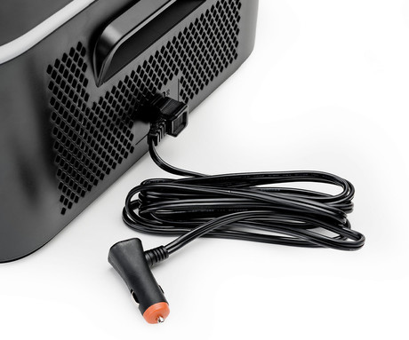 PLATINET PCCR20 prenosni kompresorski hladilnik, 20L, 12V/24V/230V napajanje, do -20°C, učinkovit hladilni sistem, nizka poraba energije, kompaktne dimenzije, tiho delovanje, 623x378x280mm, črno-siv