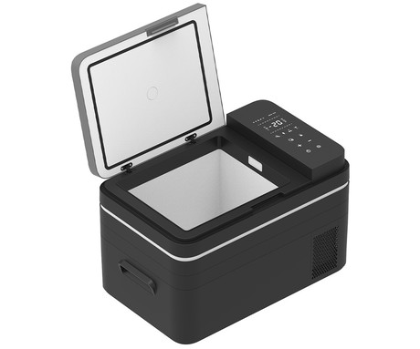 PLATINET PCCR30 prenosni kompresorski hladilnik, 30L, 12V/24V/230V napajanje, do -20°C, učinkovit hladilni sistem, nizka poraba energije, kompaktne dimenzije, tiho delovanje, 623x378x370mm, črno-siv