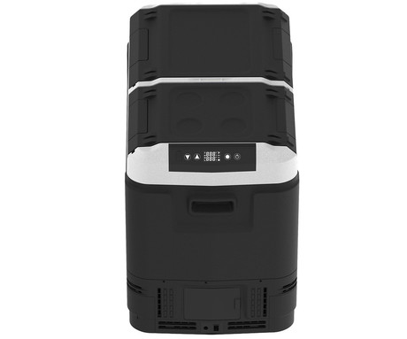 PLATINET PCCRD60 prenosni kompresorski hladilnik, 60L, 12V/24V/230V napajanje, do -20°C, učinkovit hladilni sistem, nizka poraba energije, kompaktne dimenzije, tiho delovanje, 674x409x583mm, črno-siv