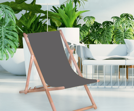 PLATINET PSW leseni ležalnik, MADE in EU, 3 stopnje nastavitve, zložljiva oblika, ultra lahka teža, zaščita pred nenamernim zlaganjem, bukov les, UV & vodoodporna tkanina, grafitno siv