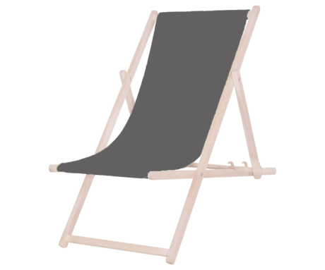 PLATINET PSW leseni ležalnik, MADE in EU, 3 stopnje nastavitve, zložljiva oblika, ultra lahka teža, zaščita pred nenamernim zlaganjem, bukov les, UV & vodoodporna tkanina, grafitno siv