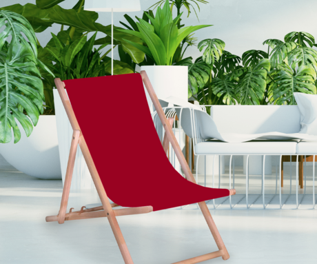 PLATINET PSW leseni ležalnik, MADE in EU, 3 stopnje nastavitve, zložljiva oblika, ultra lahka teža, zaščita pred nenamernim zlaganjem, bukov les, UV & vodoodporna tkanina, bordo rdeč