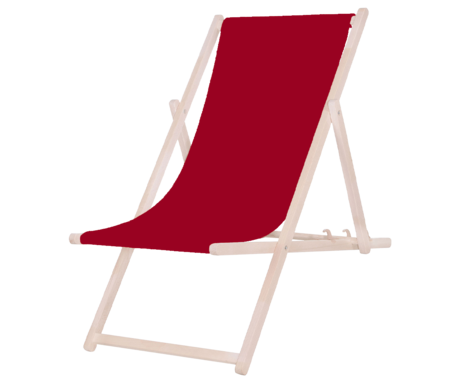 PLATINET PSW leseni ležalnik, MADE in EU, 3 stopnje nastavitve, zložljiva oblika, ultra lahka teža, zaščita pred nenamernim zlaganjem, bukov les, UV & vodoodporna tkanina, bordo rdeč