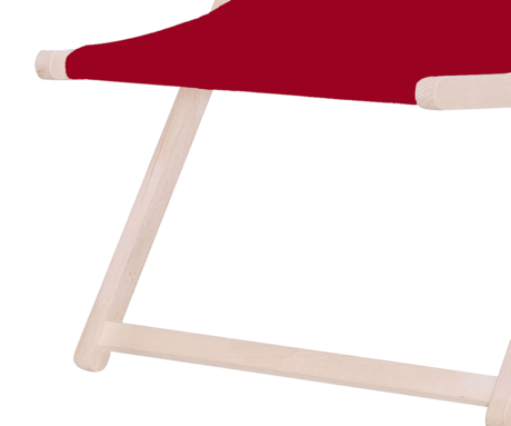 PLATINET PSW leseni ležalnik, MADE in EU, 3 stopnje nastavitve, zložljiva oblika, ultra lahka teža, zaščita pred nenamernim zlaganjem, bukov les, UV & vodoodporna tkanina, bordo rdeč