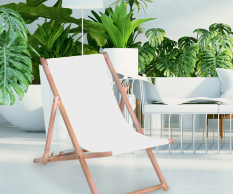 PLATINET PSW leseni ležalnik, MADE in EU, 3 stopnje nastavitve, zložljiva oblika, ultra lahka teža, zaščita pred nenamernim zlaganjem, bukov les, UV & vodoodporna tkanina, bel