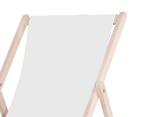 PLATINET PSW leseni ležalnik, MADE in EU, 3 stopnje nastavitve, zložljiva oblika, ultra lahka teža, zaščita pred nenamernim zlaganjem, bukov les, UV & vodoodporna tkanina, bel