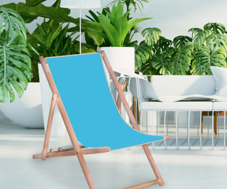 PLATINET PSW leseni ležalnik, MADE in EU, 3 stopnje nastavitve, zložljiva oblika, ultra lahka teža, zaščita pred nenamernim zlaganjem, bukov les, UV & vodoodporna tkanina, svetlo moder