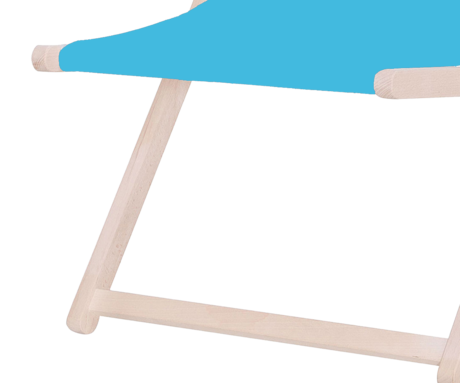 PLATINET PSW leseni ležalnik, MADE in EU, 3 stopnje nastavitve, zložljiva oblika, ultra lahka teža, zaščita pred nenamernim zlaganjem, bukov les, UV & vodoodporna tkanina, svetlo moder