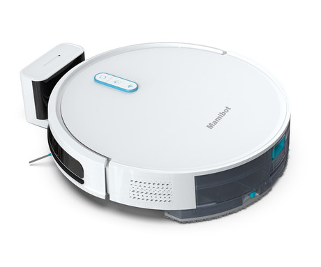MAMIBOT EXVAC730 MARVLO robotski sesalnik, 3v1 hibrid (sesanje, pometanje, pomivanje), 3000Pa moč, GYRO 6.0 navigacija, WIFI, 2600mAh baterija, 2v1 rezervoar, aplikacija, bel (Cloud White)