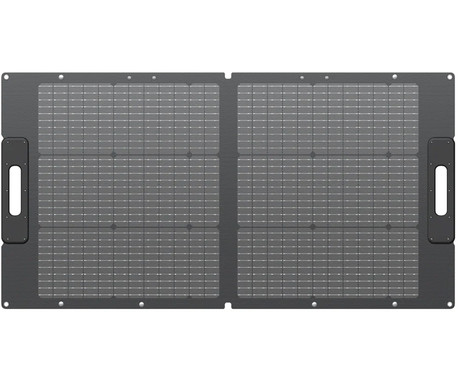 BLUETTI PV100 prenosni solarni panel, 100W moč, polnjenje polnilnih postaj, zložljiva oblika, stojalo, ročaj, UV odpornost, IP67 vodoodpornost, ETFE prevleka, MC4 konektor, črn